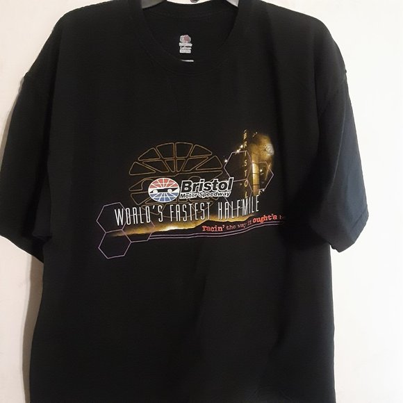 2006 Bristol Motor Speedway Graphic T Shirt Size 2XL Fruit of the Loom - Picture 3 of 6